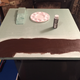 Two layers of paint.